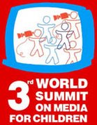 Cartel del 3rd World Summit on Media for Children