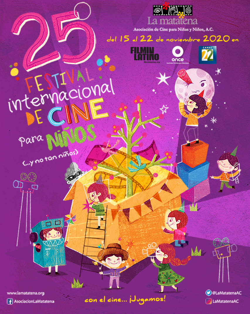 Cartel del 25° Festival Internacional de Cine para Niños (...y no tan Niños)