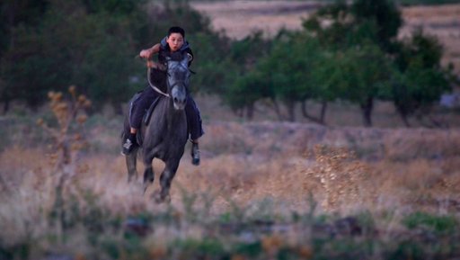 Imagen de Niños en la Ruta de la Seda-Acrobata Kyrgyzstan: “FIEBRE DEL CABALLO