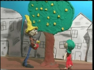 Imagen de La niña del cabello verde
